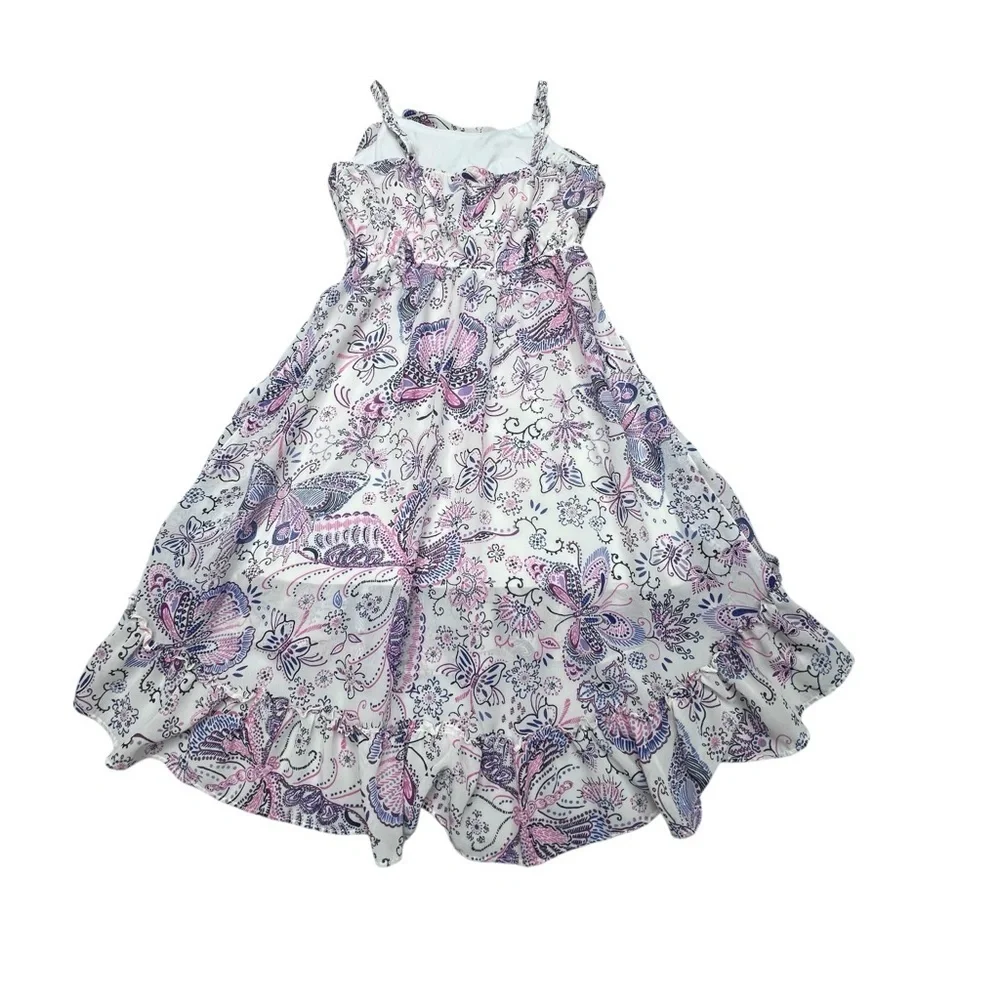 1989 Place Kids Casual Dress - Pink and Purple Paisley